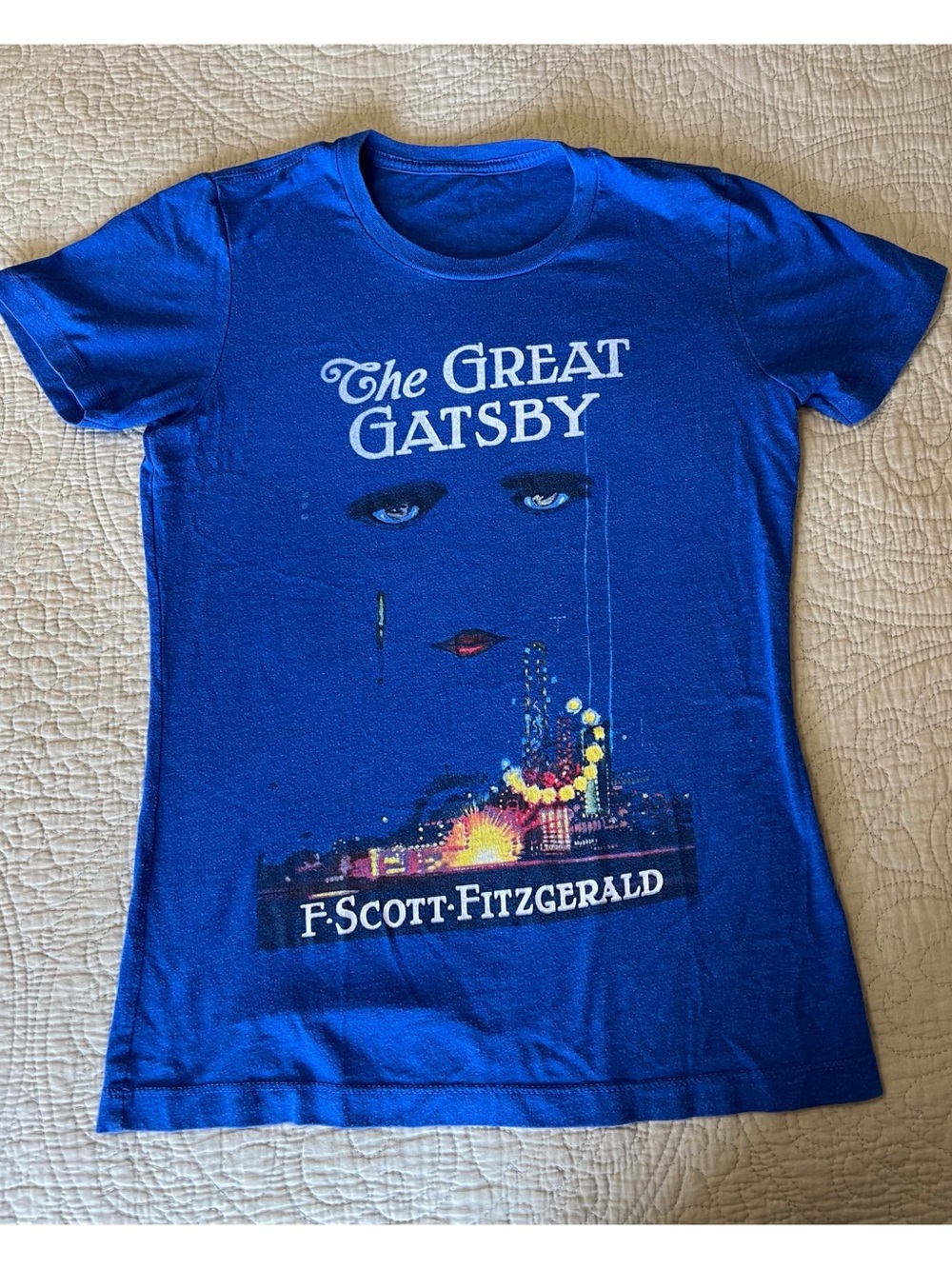 The Great Gatsby Graphic Tee - Blue
